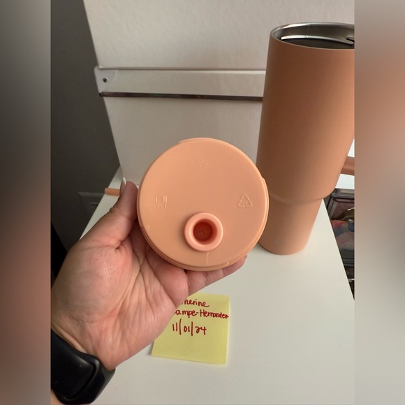 EUC Simple Modern Trek 40 oz in Peach + matching boot - Picture 7 of 9